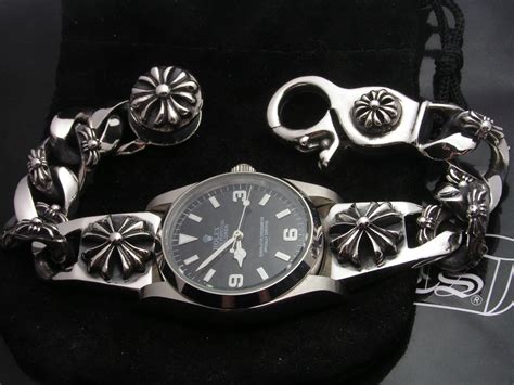 rolex chrome hearts